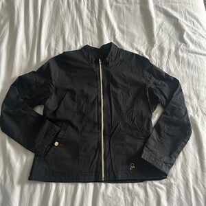 Jaanuu Black Jacket w/ Gold Zipper